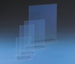 Reklamní stojan z plexiskla typu T - různé formáty