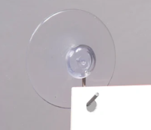 Přísavky na sklo s háčkem KH40K, průměr 45 mm (100 ks)