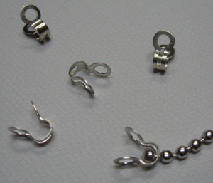 Uzávěr na kuličkový řetízek CL24S (100 ks)