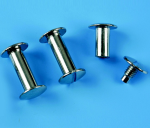 Kovové šrouby pro vázání stříbrné (100 ks)