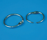 Kovové stříbrné kroužky (100 ks)