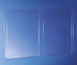 Antirám na 2 plakáty A4 vedle sebe KAB/2A4 2 mm